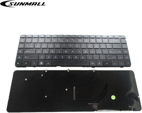 Replacement Keyboard with Ribbon Cable Compatible with HP Compaq Presario CQ62 G62 G56 CQ56 Series Compatible with Part Number 595199-001 613386-0...