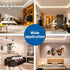 Muzata 20PACK V-shape LED Channel Extension Connectors for V1SW Aluminum LED Channel, The Channels Can Be Connected Seamless for Longer Lighting P...