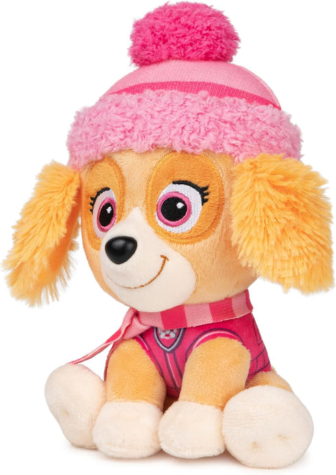 GUND PAW Patrol Holiday Winter Skye in Scarf and Hat, Officially Licensed Plush Toy for Ages 1 and Up, 6”...