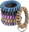 BIHRTC Pack of 6 Keychain Bracelet key Holder Wristlet Wrist Key Chain Spring Wristband Flexible Spiral Wrist Coil Spring Key Chain Stretchable Sp...