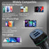 USB C PD Car Charger 60W -3 Port Type C PD 45W?USB-A 12W, Fast Charge Compatible for iPhone, MacBook, iPad Pro, Dell XPS13, Chromebook Pixels, Sam...