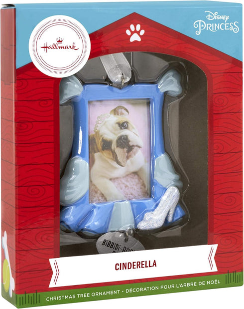 Hallmark Christmas Ornaments, Disney Cinderella Dog Picture Frame Ornament, Cinderella Dog Frame (2HCM5407)...