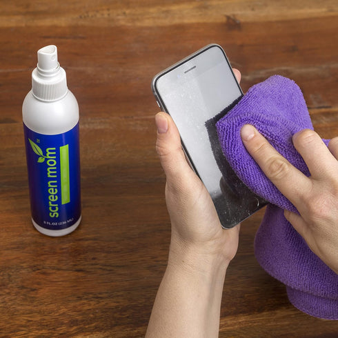 Screen Mom Screen Cleaner Home & Away Bundle – Designed for LED, LCD, Plasma, TV, iPad, Laptop, Computer Monitor, Tablets, Phones, & Eyeglasses - ...