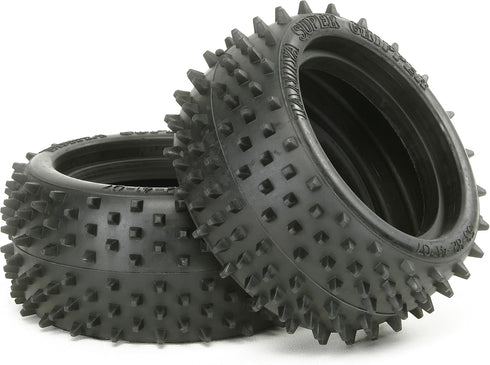 TAMIYA 300053084 Square Spike Rear Buggy Tyre 60/29 Set of 2...