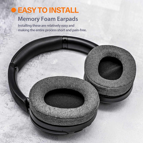 WH-XB910N Ear Pads - TRANSTEK Replacement Ear Cushion Compatible with WH-XB910N XB910 N Headphones (Grey Fabric)...
