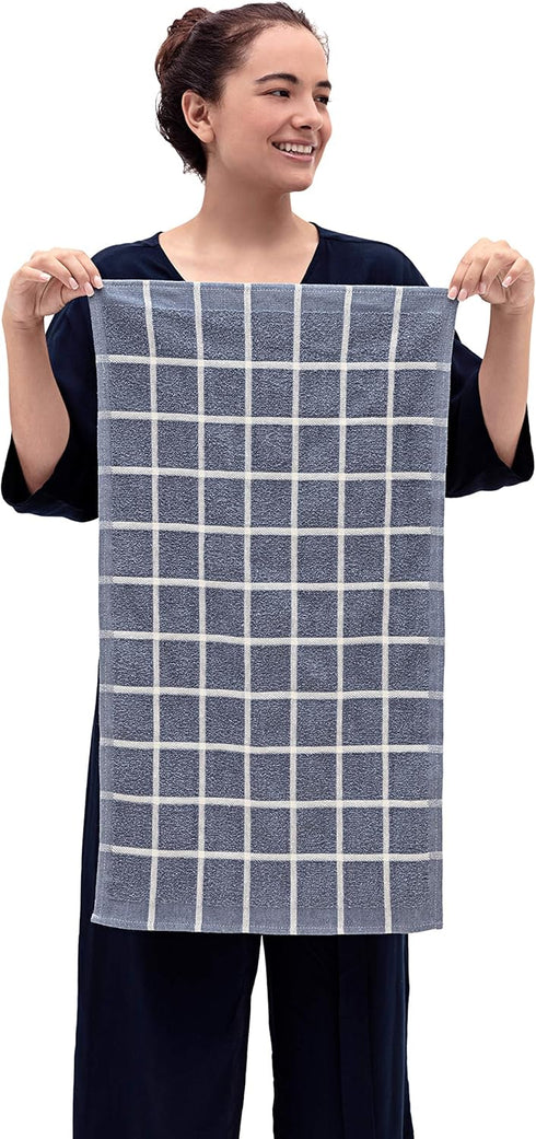 Kitchen Towels Set - 15 x 29 Inch Super Absorbent Kitchen Towels, Set of 4 Towels for Kitchen, Ecofriendly Terry Weave Machine Washable Tea Towels...