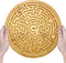 Wooden Labyrinth Board Game, Round Marble Ball Maze Puzzle Balance Board, Busy Toddler Maze Puzzle Logic Game Toy Personalized Gift for Kids, Teen...