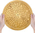 Wooden Labyrinth Board Game, Round Marble Ball Maze Puzzle Balance Board, Busy Toddler Maze Puzzle Logic Game Toy Personalized Gift for Kids, Teen...
