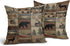 Western Rustic Bear Throw Pillows Cover Set of 2 Wild Animal Bear Deer Moose Pillow case 18x18 inch Lodge Wildlife Cotton Linen Outdoor Cabin Deco...