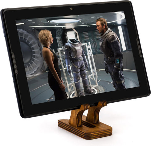 Rostmary Wooden Cell Phone Holder Tablet Stand for Desktop – Ideal for iPhone, iPad, Samsung, Tablet PCs, eReaders, Artwork, Make-up Mirror, Photo...