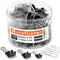 340 Paper Clips and Binder Clips Assorted Sizes Large Medium & Small Paper Clips Nickel Coated Clips- - Office Supplies for Home, Schools and Offi...