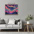 Posterizer 1 pcs- psychedelic funky hippie colorful landscape 2-Abstract & Modern Art-Fantasy & Fiction Art- Living Room Bedroom Decor- unframed w...