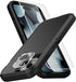 MXX Heavy Duty Case for iPhone 15 Plus, with Tempered Glass Screen Protector, Camera Lens Protector 3-Layer Full Body Protection Cover Shockproof ...