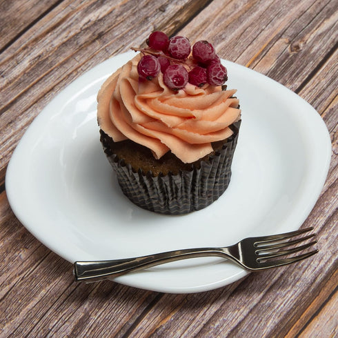 Premium Mini Disposable Silver Plastic Spoons and Forks for Dessert and Appetizers | Small Cocktail Spoon and Fork Serving Set (40 Piece Bundle) |...