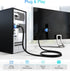 BlueRigger HDMI to DVI Cable (10FT, High-Speed, Bi-Directional Adapter Male to Male, DVI-D 24+1, 1080p, Aluminum Casing) - Compatible with Raspber...