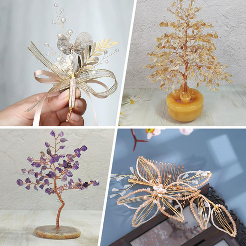 6Pcs Jewelry Pliers, Jewelry Making Tools Kit for Necklace, Bracelet, Earrings Making or Repairing, Include Nose Pliers, Wire Cutters, Crimping Pl...