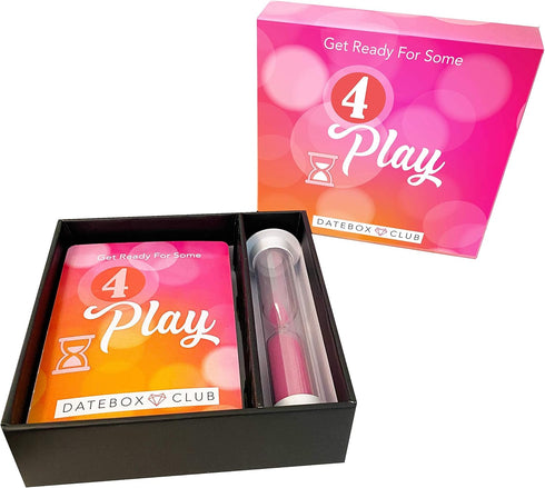 Game Play for Couples, Romantic Date Night, the Ultimate Gift with 54 Cards, Sand Timer & Instruction, Card Games by DateBox Club - Gottman Certif...