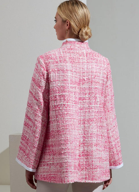 Vogue Misses' Loose Fitting Coat Sewing Pattern Kit, Code V1866, Sizes 6-8-10-12-14, Multicolor...