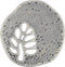 Bezelry 12 Pieces Through The Tree Metal Shank Buttons. 23mm (7/8 inch) (Antique Silver)...