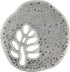 Bezelry 12 Pieces Through The Tree Metal Shank Buttons. 23mm (7/8 inch) (Antique Silver)...