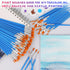 Paint Brushes Set for Acrylic Painting, 50 Pcs Flat and 50 Pcs Round Art Paint Brushes Acrylic Paint Brush, Paint Brushes for Kids Adults Oil Wate...