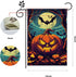Halloween Garden Flag, 12x18 Inch Double Sided Burlap, Halloween Scary Pumpkin Garden Flag, Fall Holiday Outdoor House Decoration?Lawn Flag Yard F...