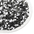 Beadsland 1440pcs Flat Back Crystal Rhinestones Round Gems for Nail Art and Craft Glue Fix,Black Diamond,SS20,4.6-4.8mm...