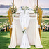 10Ft 1 Piece White Chiffon Table Runner 27x120 Inches Sheer Chiffon Fabric Bridal Party Romantic Wedding Reception Decorations...