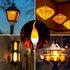 E12 Flame Bulbs 8 Packs, 3 Mode LED Candelabra Flame Light Bulb 2.0 Watt Warm White Chandelier Flame Bulbs,1800k Candle Light Bulbs, Flame Tip for...
