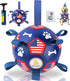 6 in Dog Toys Soccer Ball with Straps - Interactive Dog Toy Puppy for Indoor Outdoor Tug of War Durable Dog Water Toy Soccer Herding Balls with Ha...