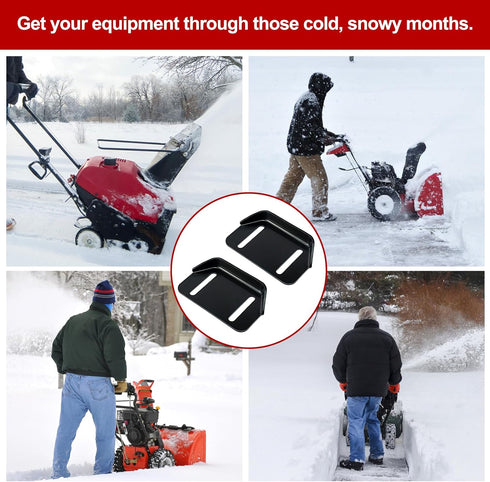 Cenipar MTD 784-5580,784-5580-0637 Snow Blower Skid Plate Shoes Black Height Adjust Skid Shoe for Snow Throwers Pack of 2...