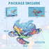 ELX 153 Piece Sea Turtle Jigsaw Puzzle for Kids 4-10, Seaworld Floor Puzzle for Preschool Learning (21.42 X 16.42 in)...