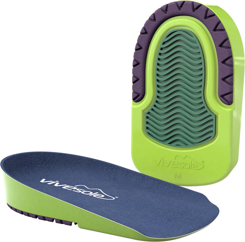 Gel Heel Cups for Heel Pain Relief (Pair) - Shock Absorbing Shoe Inserts Soles for Women, Men - Heavy Duty Arch Support Pads for Flat Feet & Plant...
