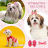 20 Pcs Dog Hair Bows for Small Dogs Hair Accessories Puppy Hair Bows for Dogs Small Dog Bows Cute Grooming Bows with Rubber Bands Handmade Puppy B...
