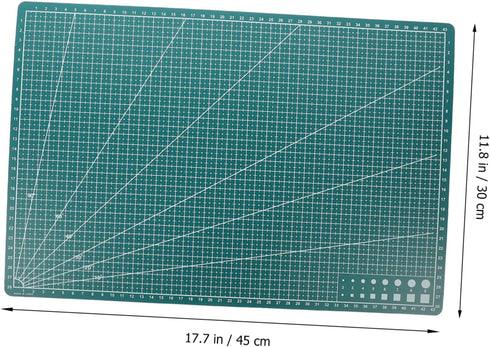 Quilting Cutting Mat - Self Healing Double Sided A3 Cutting Mat Rotary Cutting Sewing Board Fabric Leather Engraving Cutting Quilting Modeling Tab...