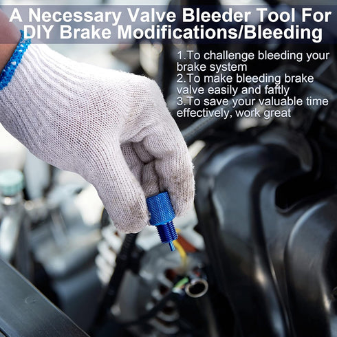 PAGOW 1 Pack Proportioning Valve Bleeder Tool, PV2 PV4 Disc/Drum Brake Proportioning Valve Bleeder Tool, for 172-1353 172-1371 with GMs Street Rod...