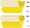 Stingmon 120 Pack Fruit Fly Trap for Indoors, Fungus Gnat Killer Indoor Sticky Traps for Mosquito and Flying Insects, Bug Pest Insect Catcher Kill...