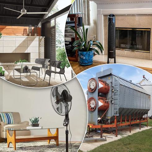 Warm Weather Thermostatically Controlled Outlet with LED Indicator Light, Used for Home, Farms and Industrial Fans, Automatically Turn On at 78°F ...