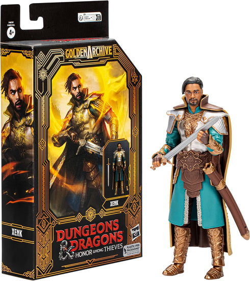 Dungeons & Dragons Hasbro Honor Among Thieves Golden Archive Xenk Collectible Figure 6-Inch Scale D&D Action Figures...
