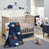 Lambs & Ivy Playful Elephant White/Blue Baby/Infant Changing Pad Cover...