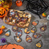 Craftdady 40Pcs Halloween Teardrop Charms Wooden Earring Making Kit Pumpkin Ghost Moon Pendants with Brass Jump Ring & Earring Hooks for Adults Cr...