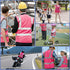 3-Pack Reflective Safety Vest For Women Men - High-Visibility Safety Vest with 2in Reflective Strips for Emergency, Construction, and Safety Use-P...