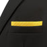 S&W SHLAX&WING Solid Color Yellow Golden Matching Pocket Square...