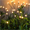 2 Pack Solar Garden Lights, 10 LED Solar Firefly Light Outdoor Waterproof, 8 Modes Solar Outdoor Lights, Swaying Solar Garden lights for Landscape...
