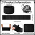 50 Pcs Mourning Ribbon Pins Black Funeral Memorial Ribbon Pins and 25 Pcs Funeral Mourning Arm Bands Forever in Our Heart Classic Elastic Armband ...