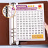 15pcs Money Saving Challenge Binder Trackers for 6 Ring A5 Binders, Envelope Money Saving Binder Inserts Refills Budget Planner to Save 500/5050/1...