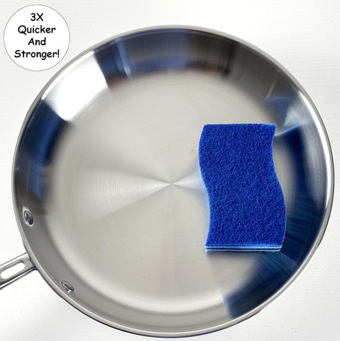 Homie 3X Longer Lasting Scrub Sponges, 6 Zero Scratch Kitchen Sponges for Washing Dishes and Cleaning The Kitchen and Bath, Non-Scratch Sponge Saf...