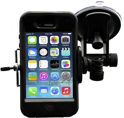 DaVoice Car Phone Mount - Windshield Compatible Cell Phone Holder for iPhone XS/XR/8/7/6S/6 Plus SE, Samsung Galaxy S9/S8/Note 8/S7/S6/S5, Google ...