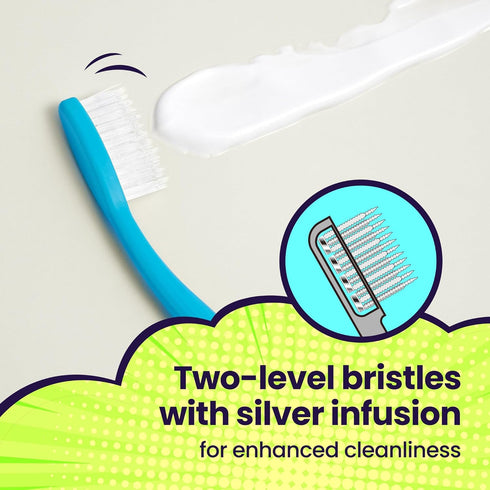 SANGSI Embossed Bristle Toothbrush, Soft Toothbrushes for Adults - Sensitive Teeth and Gums Care - Perfect Travel Essentials – Bubble Bubble Fresh...