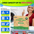 Laundry Detergent Sheets - Up to 200 Loads (100 Sheets),Unscented,Plastic Free,Laundry Detergent Strips for Travel,Dorms, Home,Apartments,Liquidle...